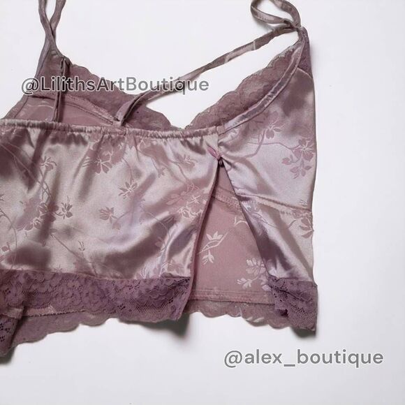 SHEIN Lace Dusty Pink Bralette Top - Size M for Women - Picture 6 of 8